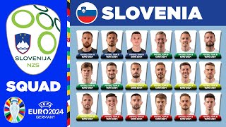 SLOVENIA SQUAD EURO 2024  SLOVENIA OFFICIAL 30 MAN PROVISIONAL SQUAD DEPTH FOR UEFA EURO 2024 [upl. by Hannaj]