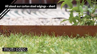 All about our corten steel edging  short [upl. by Ibocaj]