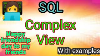 👆👩‍💻 what is complex view and diff between simple view and complex view  Priya  2021 [upl. by Asenav]