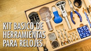 Herramientas Básicas Para Trabajar Tus Relojes Cuáles Son y Cómo Funcionan  Arréglalos Tu Mismo [upl. by Wolsniw]