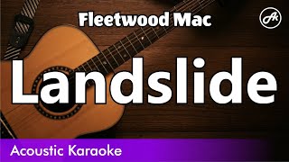 Fleetwood Mac  Landslide karaoke acoustic [upl. by Mazur]