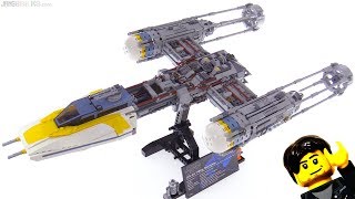 LEGO Star Wars UCS YWing Starship set review 75181 [upl. by Eniamaj442]