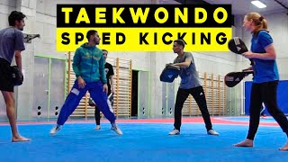 Practice 12  Speed Taekwondo training amp kick faster ⚡️ Jaouad Achab [upl. by Nasah]