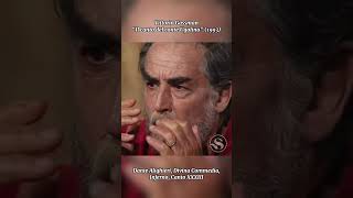 Pillole di letteratura Vittorio Gassman “Il canto del conte Ugolino” 1993 [upl. by Ellenig205]