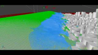 RealFlow 4 Tsunami test 1 [upl. by Rehpotsrihc]