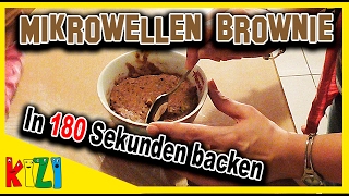 ☕ Mikrowellenkuchen in der Tasse ☕ Saftiger BROWNIE  In 180 Sekunden Fertig REZEPT [upl. by Llerdnam825]