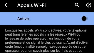 Questce que lappel wifi et comment lactiver sur Android 11 [upl. by Suoivatco143]