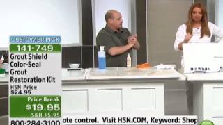 Grout Shield on HSN with Shannon Smith product 141749 [upl. by Letsirk249]