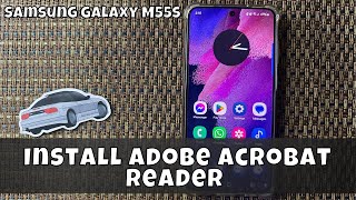 How To Install Adobe Acrobat Reader On Samsung Galaxy M55s latest [upl. by Ezitram]