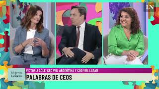 Mujeres líderes palabras de CEOs Dip Faillace Santos y Cole con José Del Río [upl. by Eidroj]