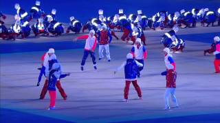 INCREDIBLE cossack dance at the closing ceremony of Sochi 2014 Winter Paralympic Games [upl. by Adi768]