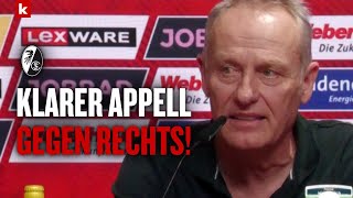 Streich wird emotional quotWer jetzt nicht aufsteht hats nicht verstandenquot  Freiburg [upl. by Halpern]