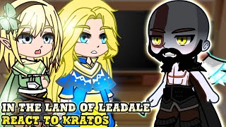 In the land of leadale react to kratos  Gacha reaction  My AU  part 1 [upl. by Eiuqram]