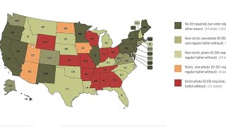 Voter identification laws in the United States 2024 [upl. by Antonius]