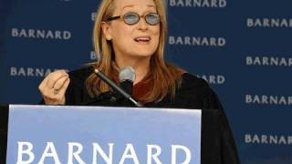 Meryl Streep Barnard Commencement Speaker 2010 Columbia University [upl. by Shellie305]