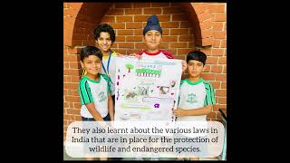 Class 5 learning about National Endangered Species day [upl. by Selrhc242]