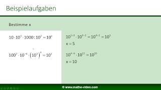 Potenzen  Zehnerpotenzen [upl. by Attenrad]
