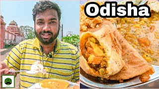 Odia Breakfast near Ram Mandir  Odisha Food With Veggiepaaji [upl. by Haneeja]