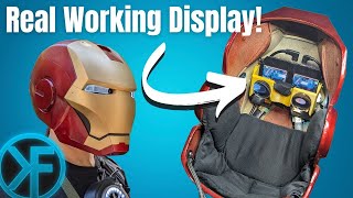 3D Printed Iron Man Helmet with FullyFunctional Heads Up Display [upl. by Allcot880]