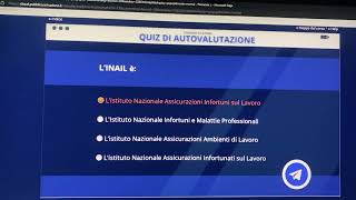 ALTERNANZA SCUOLA LAVORO MODULO 7 QUIZ DI AUTOVALUTAZIONE [upl. by Aria]