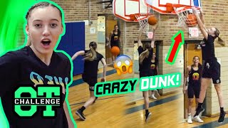 Paige Bueckers DUNKS In Overtime Challenge Gets SHOCKED By Azzi Fudd amp Claps Back At Kyree Walker [upl. by Noizneb]