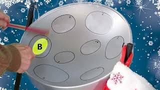 Jumbie Jammin Christmas  How to Play Silent Night on a Steel Drum [upl. by Yerhcaz]