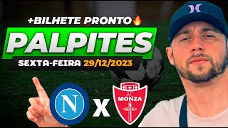 PALPITES DE FUTEBOL PARA HOJE 29 12 2023 SEXTAFEIRA  BILHETE PRONTO  BET GREEN 🍀 [upl. by Electra396]