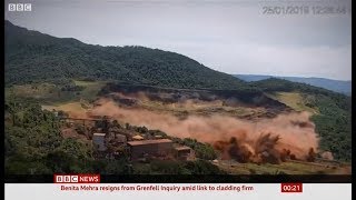 Brumadinho dam disaster 1 year on 12 Brazil  BBC News  26th January 2020 [upl. by Vandervelde994]