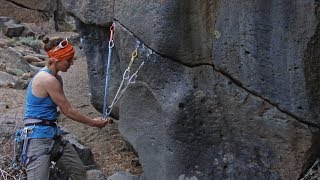 Traditional Climbing 16 Build Trad Anchors with Slings vs Cordalettes  Climbing Tech Tips [upl. by Nannarb]