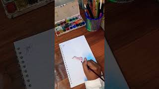 Water colour tube painting shortsvideo watercolorpainting art phonk [upl. by Brandes]