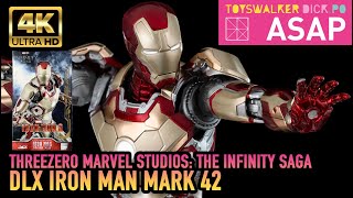 threezero Marvel Studios The Infinity Saga DLX Iron Man Mark 42 ASAP140 [upl. by Tiduj42]