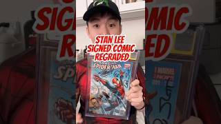 ReGraded Signed Stan Lee SpiderMan comic shorts stanlee spiderman stanleeforever [upl. by Yelssew]