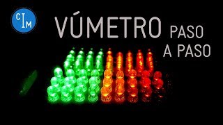 VÚMETRO FÁCIL de HACER con LEDs [upl. by Anayek]