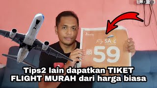 Cara beli tiket flight murah AirAsia MAS Malindo Firefly [upl. by Lianne]