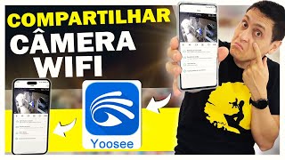 Compartilhar Câmera Wifi app YOOSEE [upl. by Ardene]