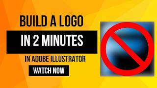 How to Make a Gradient Logo in Adobe Illustrator In Under 2 Minutes [upl. by Ytomit]