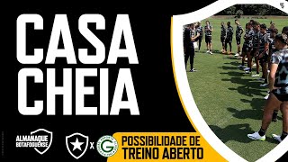 BOTAFOGO X GOIÁS  CASA CHEIA  TREINO ABERTO PARA A TORCIDA [upl. by Hamish]