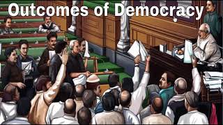 Outcomes of Democracy Part1 cbse class 10 civics chapter 7 explanation in hindi ncert  Be Padhaku [upl. by Nuzzi]