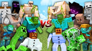 MUTANT MOBS vs THEIR VARIANTS in Minecraft Mob Battle [upl. by Iahs]