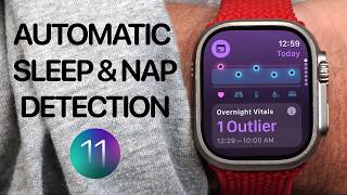 NEW Apple Watch Feature Auto Sleep amp Nap Tracking [upl. by Adnilym]