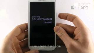 How To Hard Reset Samsung Galaxy Note 2 [upl. by Anahs]