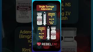 How to Make Single Syringe Adenosine REBELEM SVT Adenosine Resuscitation FOAMcc [upl. by Everara]