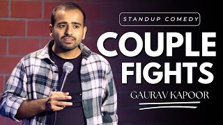 COUPLE FIGHTS  Gaurav Kapoor  Stand Up Comedy  Audience Interaction [upl. by Robinson]