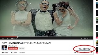 Gangnam Style Breaks YouTube [upl. by Eelrac294]