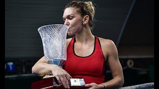 Simona Halep wins Shenzhen Open from Katerina Siniakova [upl. by Henigman]