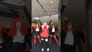 Megacon live mini hazbin group ❤️gracessocks ninbeaa hazbinhotel comiccon cosplay cute [upl. by Eastlake]