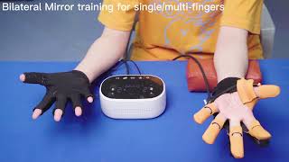 How to Perform Single Finger Training with SYREBO Soft Robotic Rehabilitation Glove C11 [upl. by Nnylsor476]