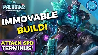 Paladins Attack Speed Terminus Build STRIKE FEAR IN THEIR HEARTS New Skin  Gameplay [upl. by Alleynad]