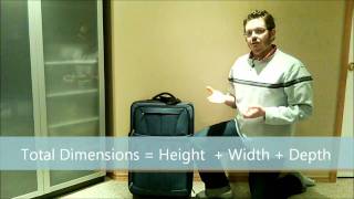 How to Work Out Your Luggage Dimensions [upl. by Philoo699]