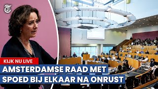 KIJK TERUG Amsterdam houdt spoeddebat na ‘Jodenjachten’ [upl. by Edyaj349]